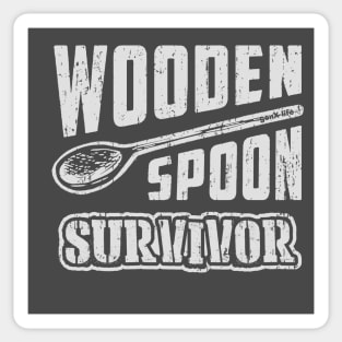 Wooden Spoon Survivor Sticker